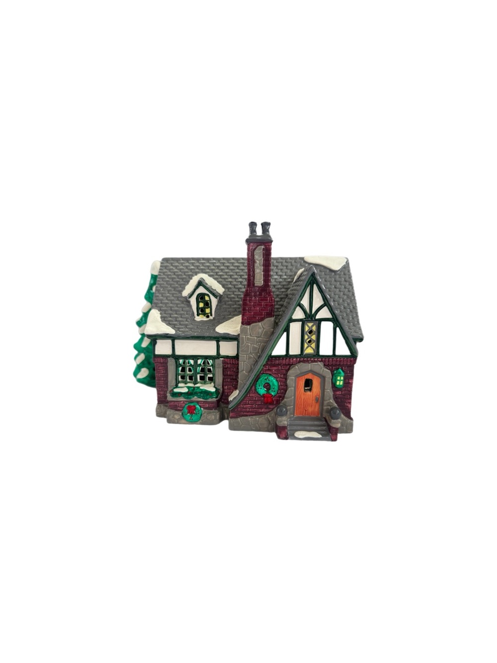 Department 56 Vintage Original Snow Village Oak Grove Tudor